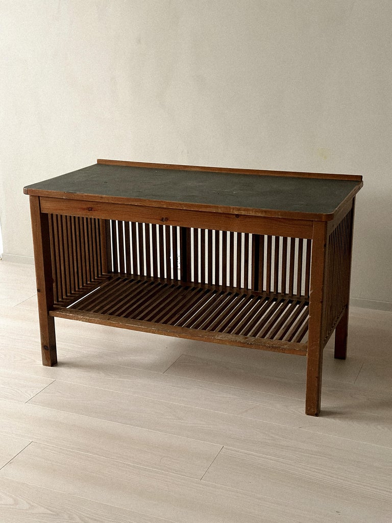 A Vintage Norwegian Postal Work Desk, c. 1930 - Image 12