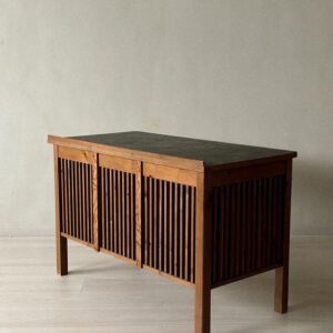 Art Deco Desk in Pine Wood