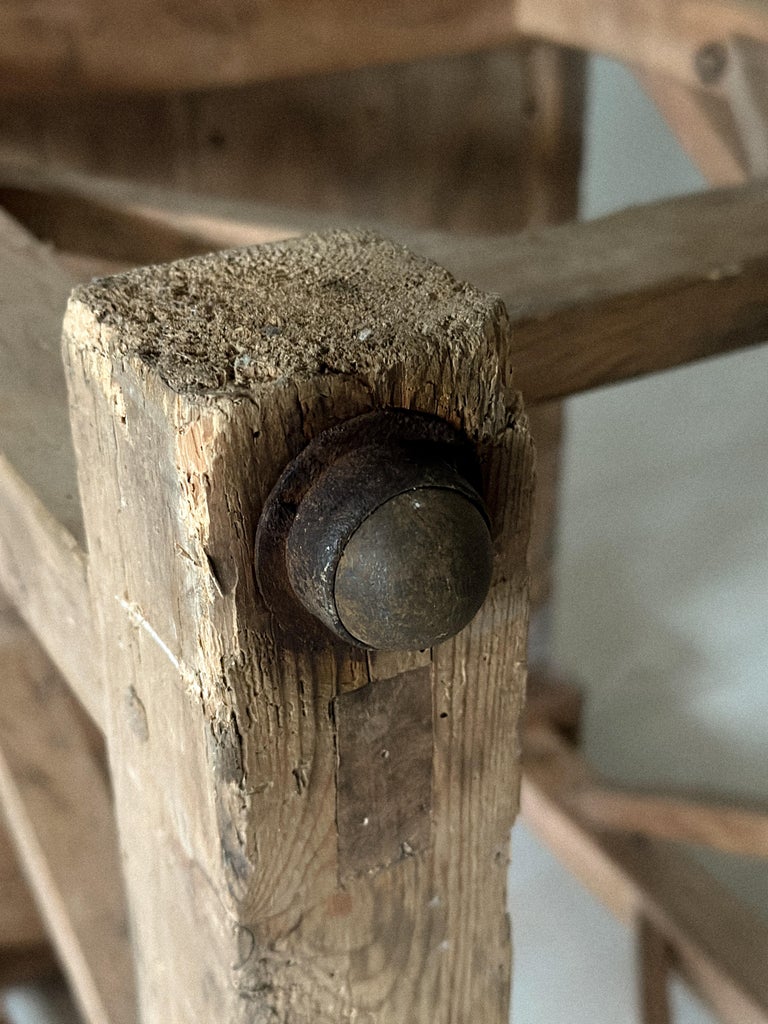 A Pine Working Table on Castors, Norway, c. 1920s - Image 4