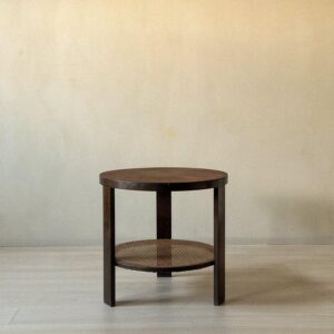 Fritz Hansen Side Table with Shelf, Model no 1535, Denmark, c 1930s