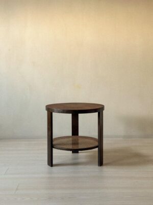 Fritz Hansen Side Table with Shelf, Model no 1535, Denmark, c 1930s
