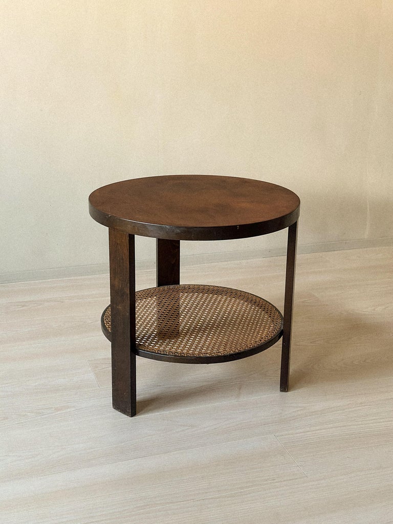 Fritz Hansen Side Table with Shelf, Model no 1535, Denmark, c 1930s - Image 6