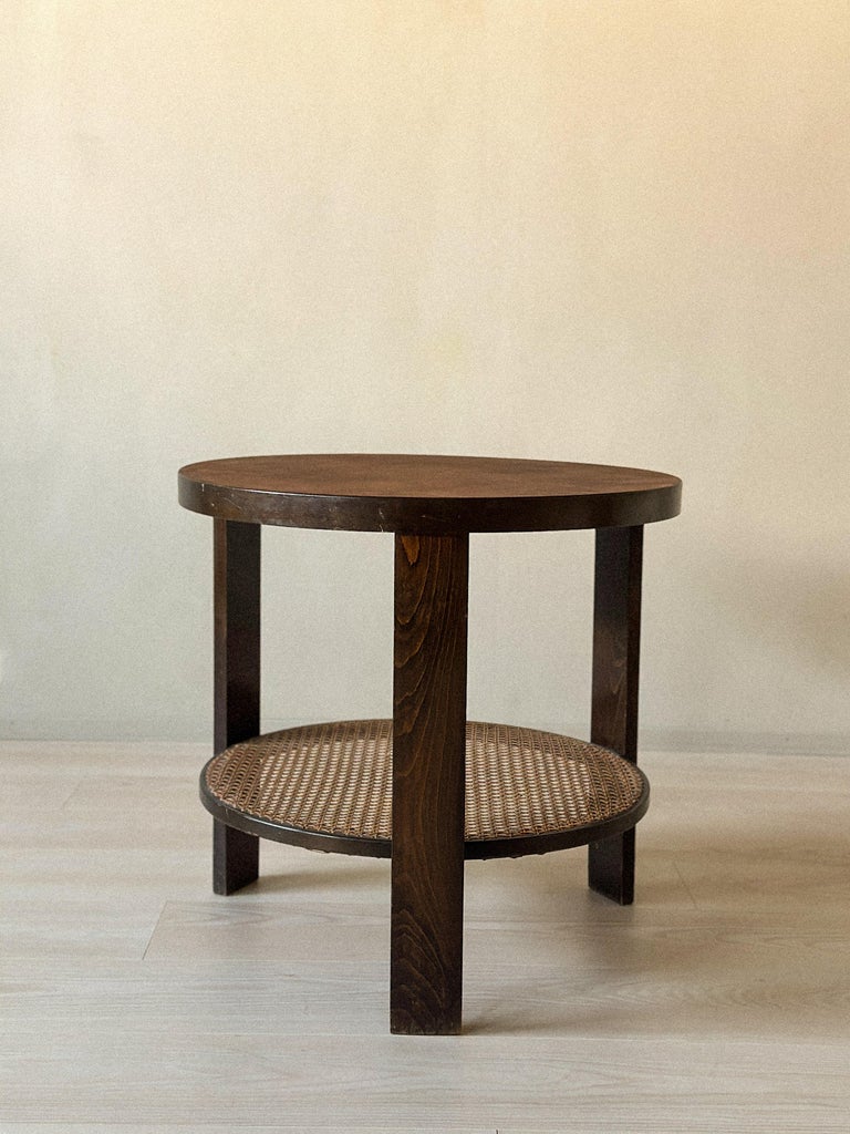 Fritz Hansen Side Table with Shelf, Model no 1535, Denmark, c 1930s - Image 3