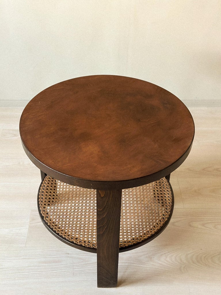 Fritz Hansen Side Table with Shelf, Model no 1535, Denmark, c 1930s - Image 2