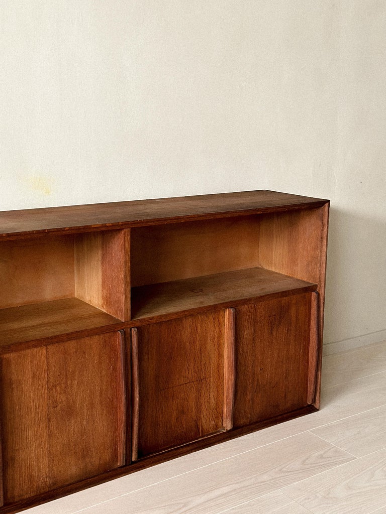 Mid-Century Oak Sideboard in style of Jean Prouvé, France, c. 1950s - Image 7