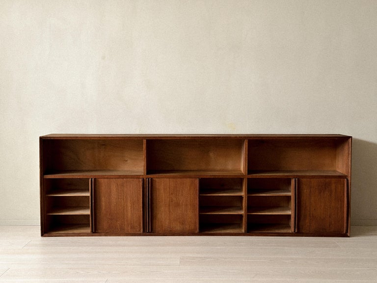 Mid-Century Oak Sideboard in style of Jean Prouvé, France, c. 1950s - Image 4
