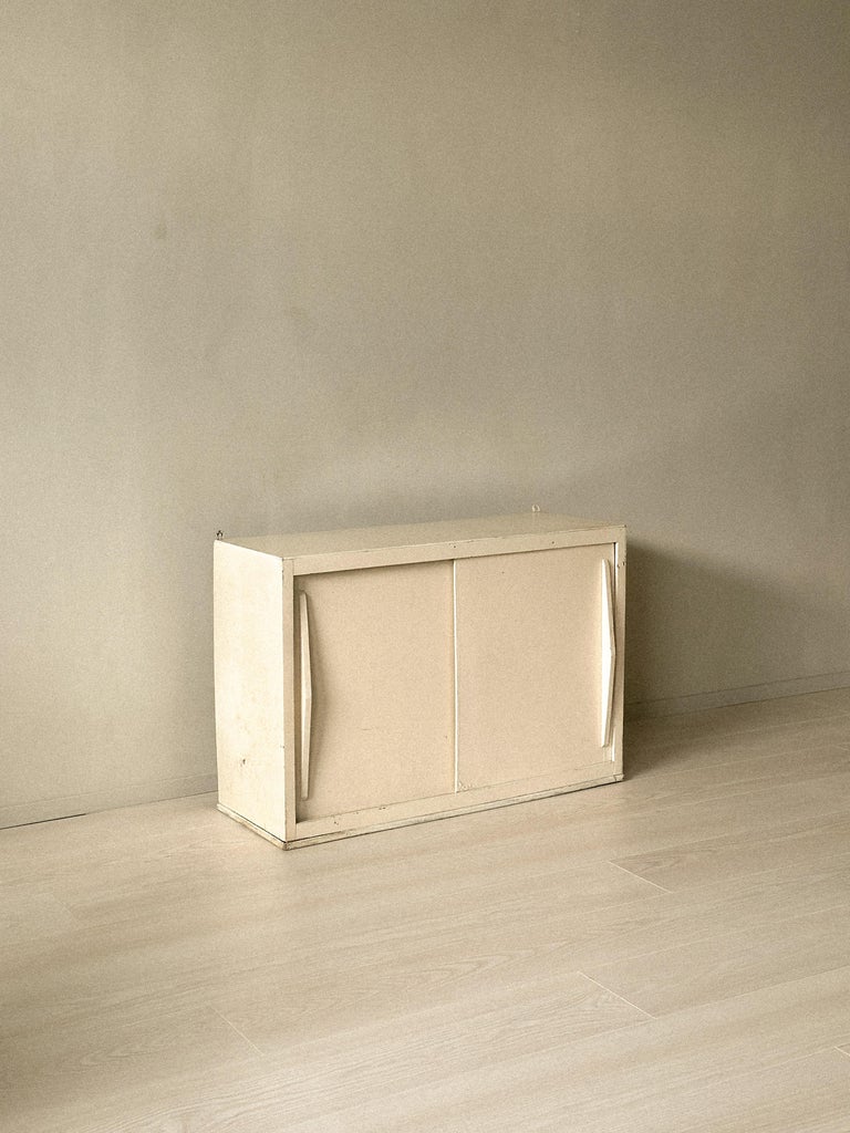 Mid-Century Wall Cabinet in style of Charlotte Perriand, France, c. 1950s - Image 2