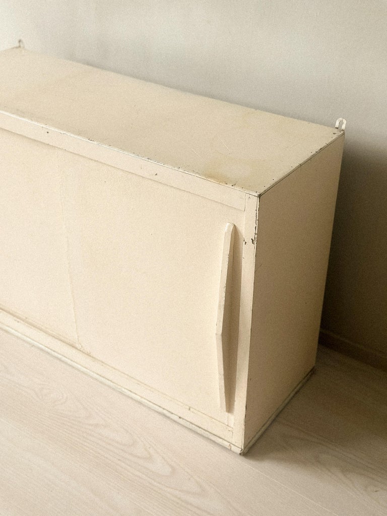 Mid-Century Wall Cabinet in style of Charlotte Perriand, France, c. 1950s - Image 10