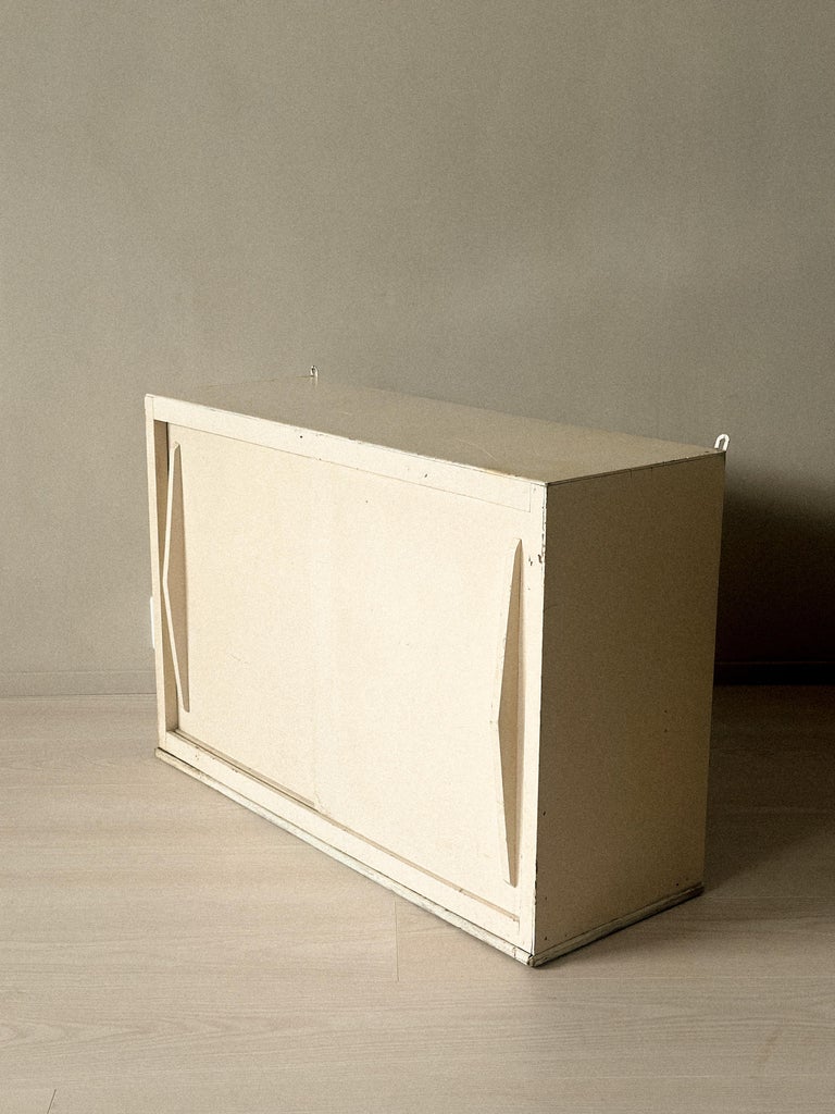 Mid-Century Wall Cabinet in style of Charlotte Perriand, France, c. 1950s - Image 4