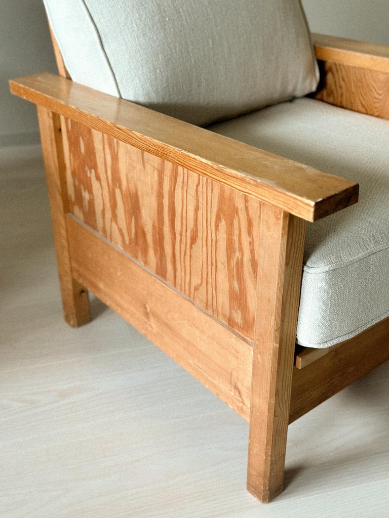 A Pair of "Sportstuge" chairs in style of Axel Einar Hjorth, Sweden c. 1940s - Image 13