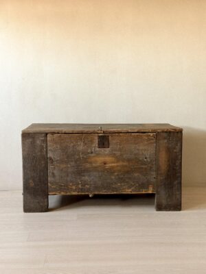 Brutalist Alpine Chest, France, 19th Century