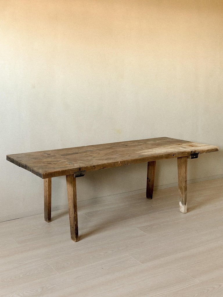 Antique Scandinavian Work Table, Pine, Norway, Late 19th Century - Image 8