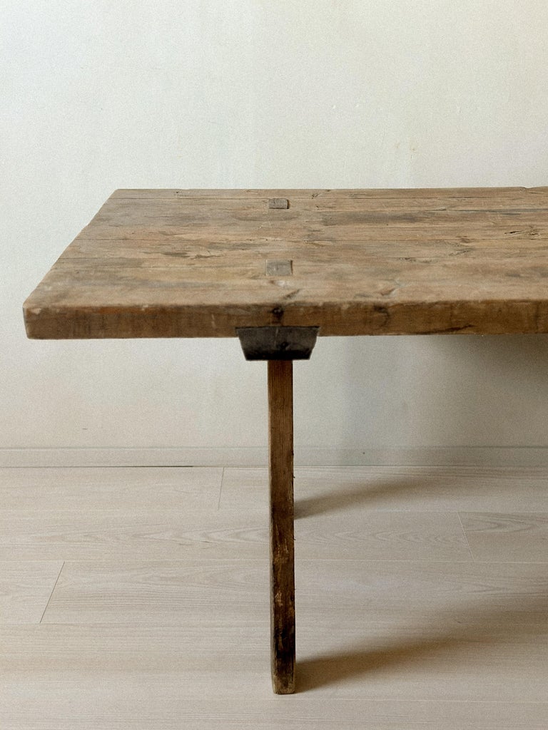 Antique Scandinavian Work Table, Pine, Norway, Late 19th Century - Image 7