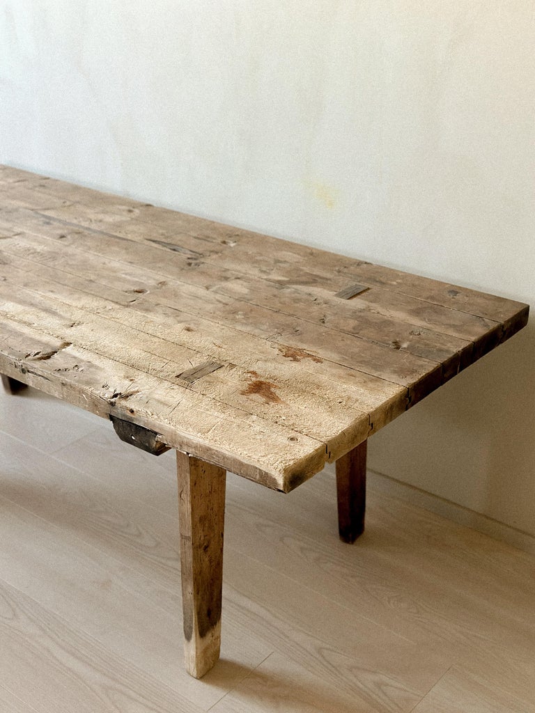 Antique Scandinavian Work Table, Pine, Norway, Late 19th Century - Image 6