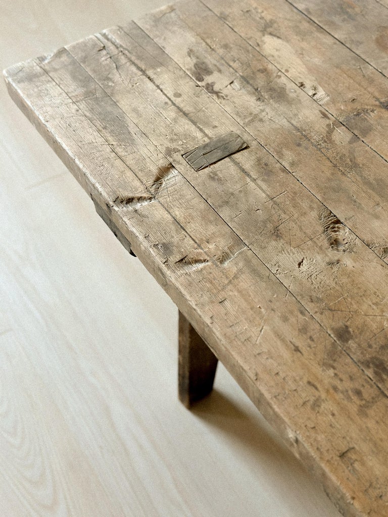 Antique Scandinavian Work Table, Pine, Norway, Late 19th Century - Image 5