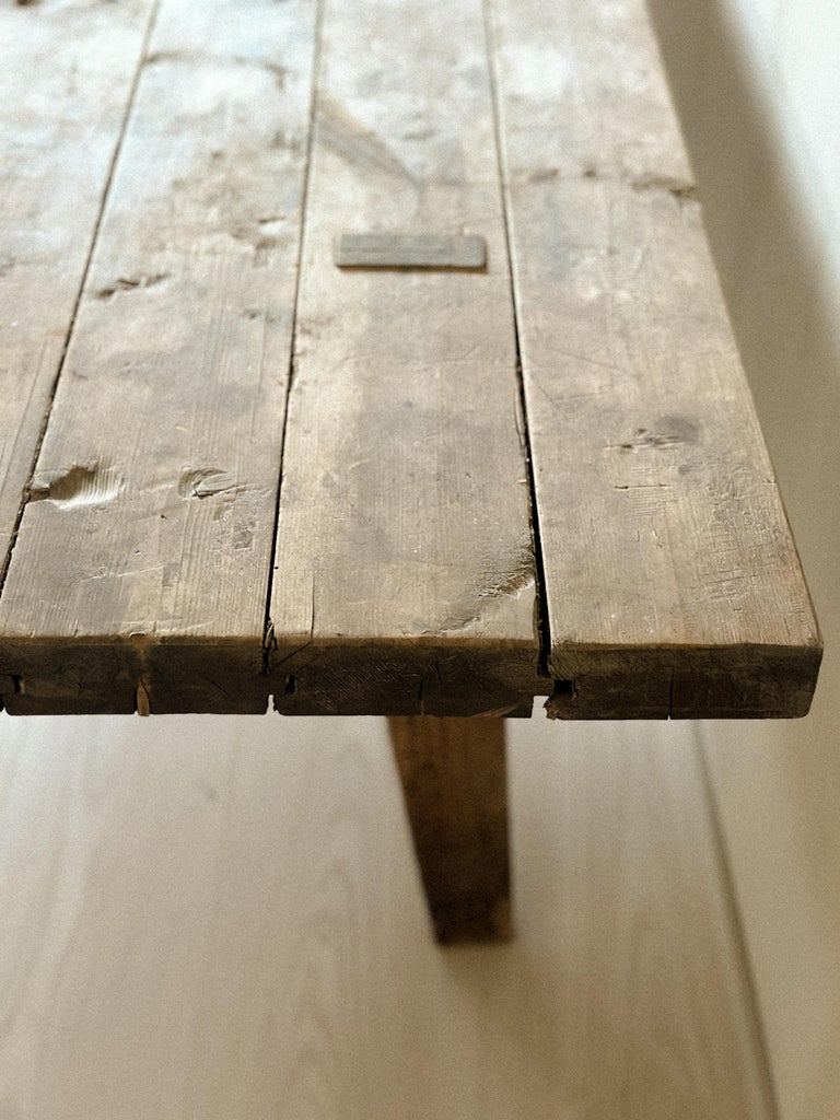 Antique Scandinavian Work Table, Pine, Norway, Late 19th Century - Image 4