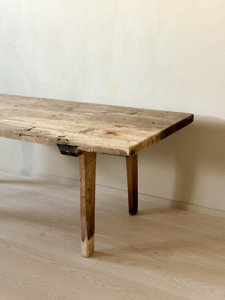 Antique Scandinavian Work Table, Pine, Norway, Late 19th Century - Image 3