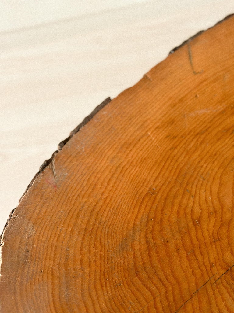 Brutalist Tree Trunk Side Table, Spain, c. 1960s - Image 4