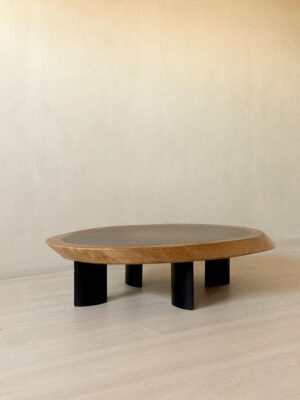 Exceptional Sculptural Coffee Table Attributed to Charlotte Perriand, France, c. 1960s