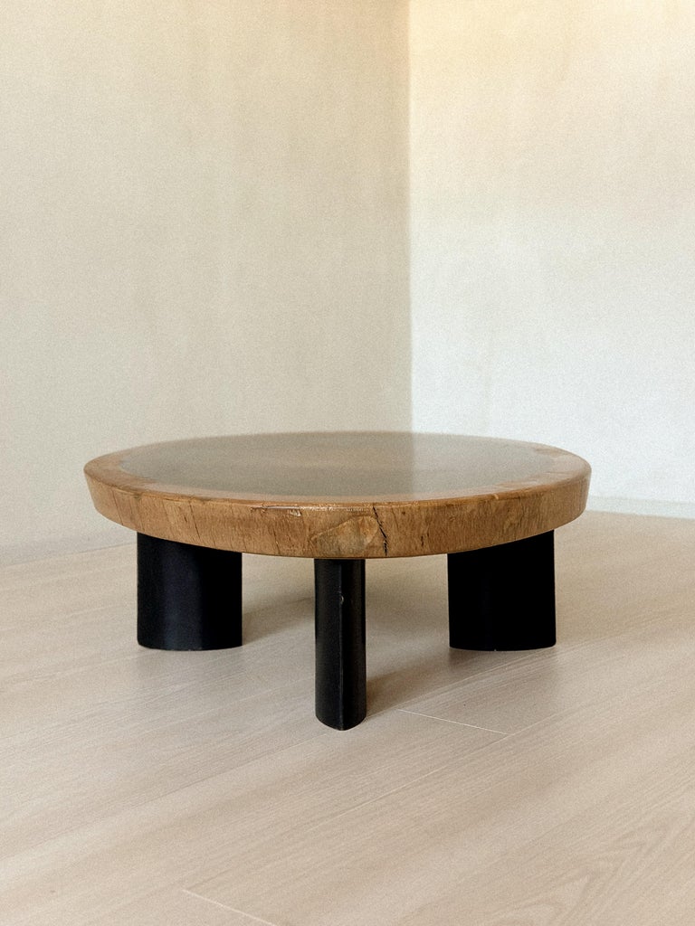 Exceptional Sculptural Coffee Table Attributed to Charlotte Perriand, France, c. 1960s - Image 7
