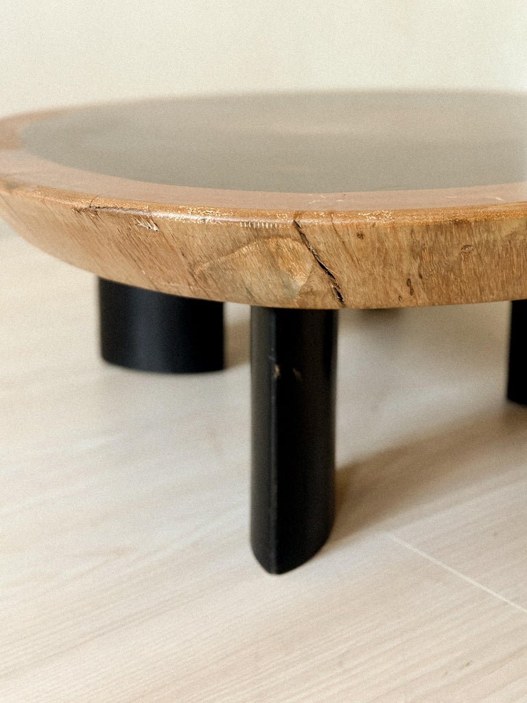 Exceptional Sculptural Coffee Table Attributed to Charlotte Perriand, France, c. 1960s - Image 10