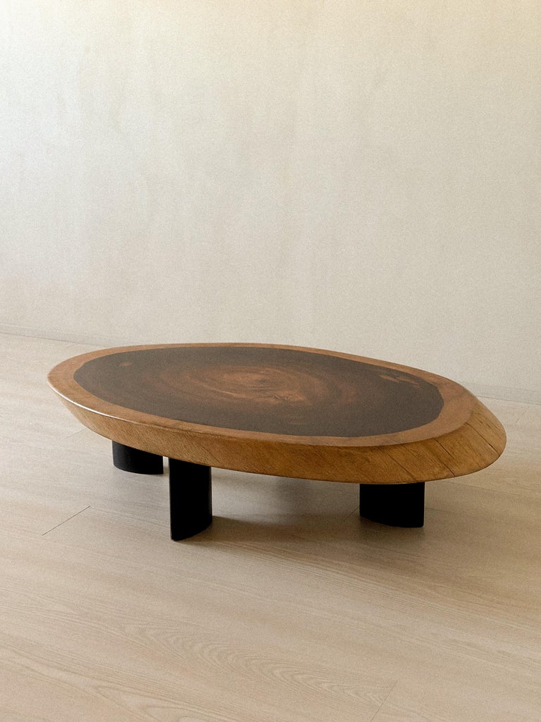 Exceptional Sculptural Coffee Table Attributed to Charlotte Perriand, France, c. 1960s - Image 3