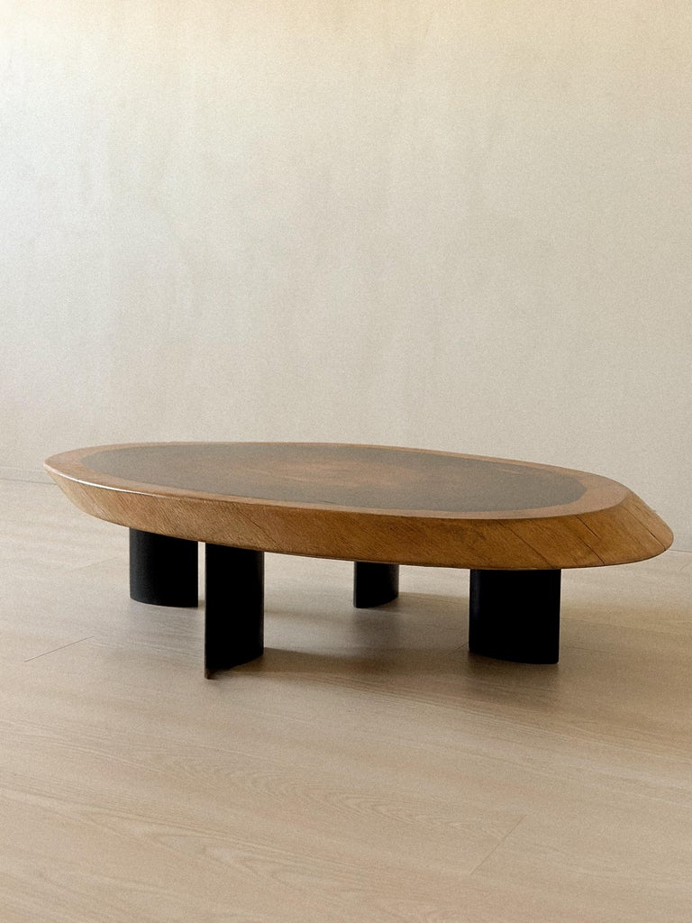 Exceptional Sculptural Coffee Table Attributed to Charlotte Perriand, France, c. 1960s - Image 2