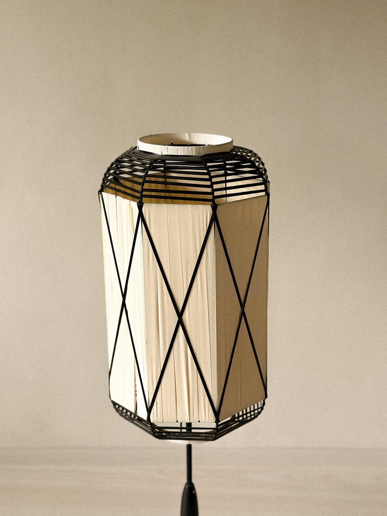 Mid-Century Japandi Lantern Style, Floor Lamp, Scandinavia, c. 1950s - Image 10