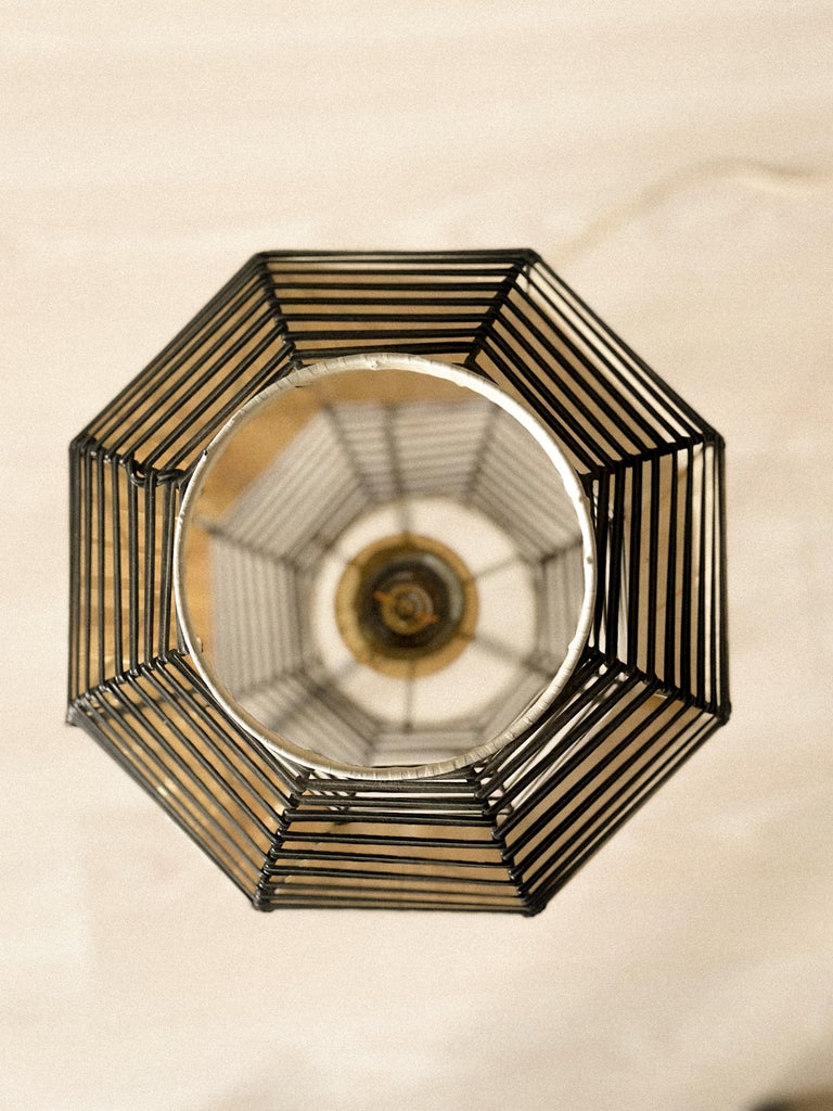 Mid-Century Japandi Lantern Style, Floor Lamp, Scandinavia, c. 1950s - Image 8