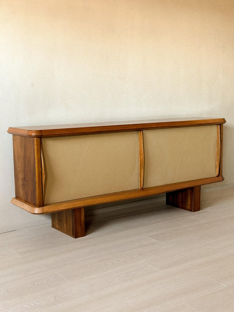 Mid-Century Sideboard in style of Charlotte Perriand "En Forme", France c. 1950s - Image 5