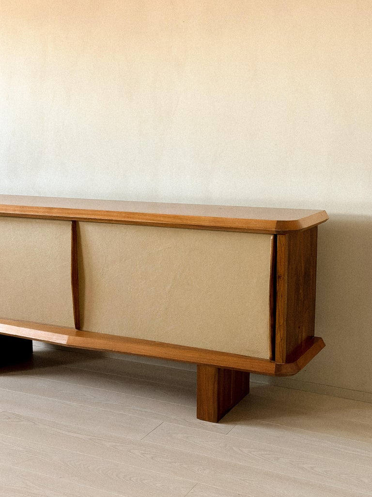 Mid-Century Sideboard in style of Charlotte Perriand "En Forme", France c. 1950s - Image 12