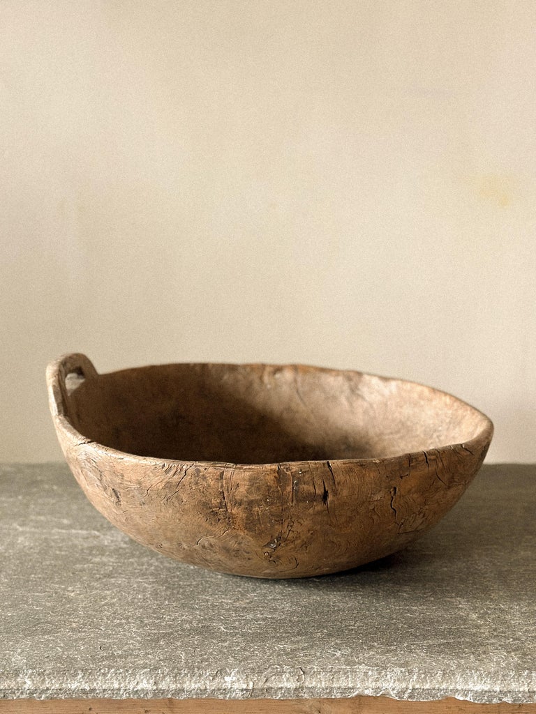 A Large Antique "Trog" w/ Markings, Scandinavia c. 1700s - Image 3