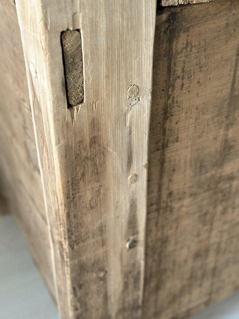 Anqitue Grain Chest, Wabi Sabi Style, c. 1700s Norway - Image 7