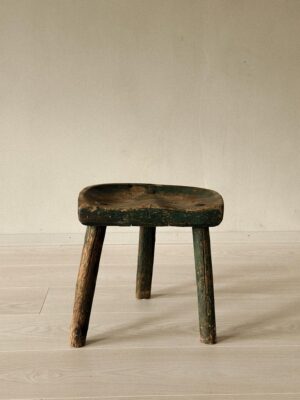 Antique Three-Legged Stool, Scandinavia, late 19th Century