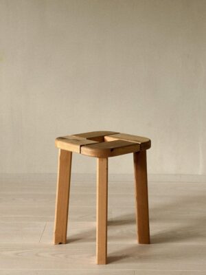 Finnsauna Stool, Pine, attr. Olof Ottelin, Finland, 1970s