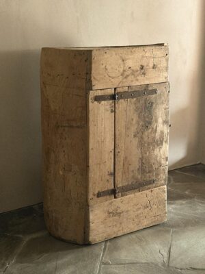 Massive Primitive Log Cabinet, Scandinavia, c. 1700s