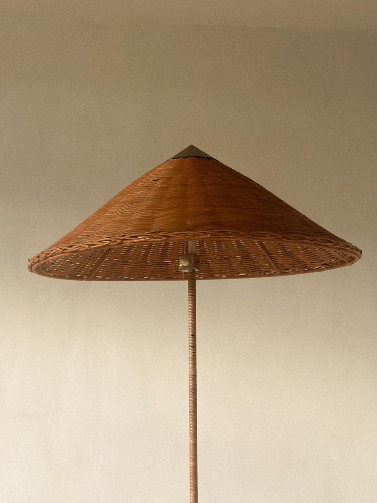 Paavo Tynell Floor Lamp Model 9602, "Chinese Hat", Taito, Finland, c. 1940s - Image 16
