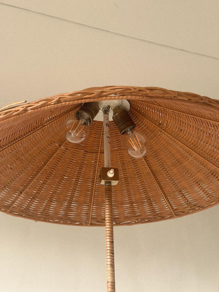 Paavo Tynell Floor Lamp Model 9602, "Chinese Hat", Taito, Finland, c. 1940s - Image 14