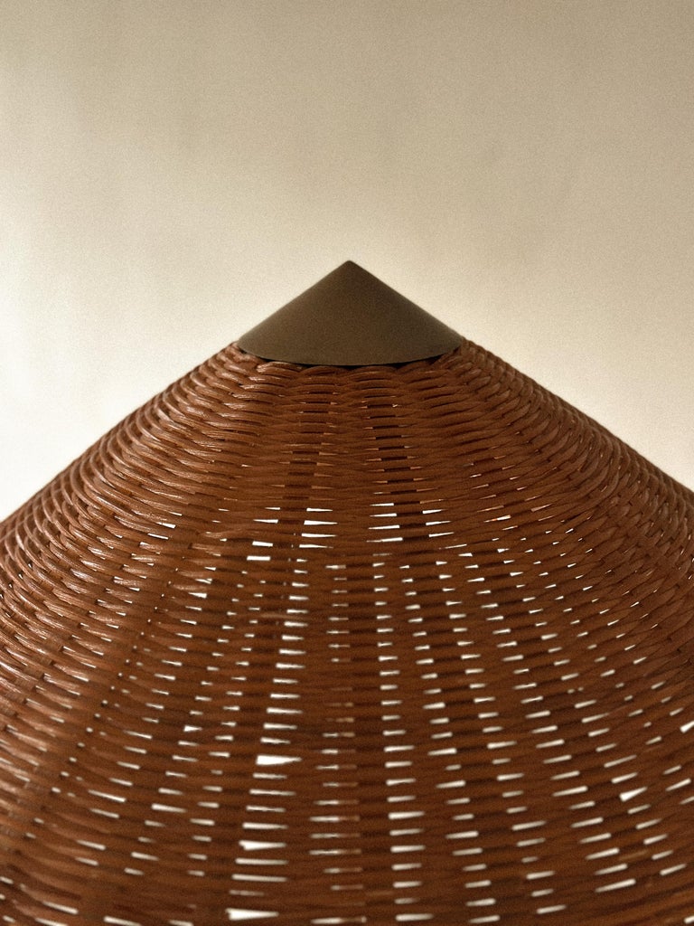 Paavo Tynell Floor Lamp Model 9602, "Chinese Hat", Taito, Finland, c. 1940s - Image 10