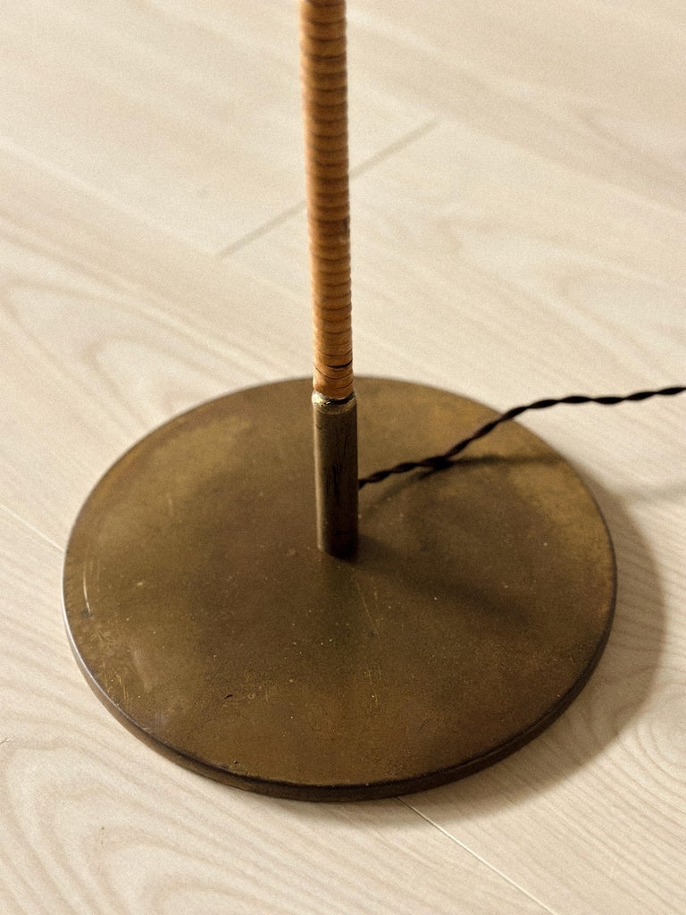 Paavo Tynell Floor Lamp Model 9602, "Chinese Hat", Taito, Finland, c. 1940s - Image 9