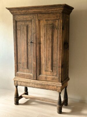 A Baroque Baluster-Leg Cabinet, Early 1700s