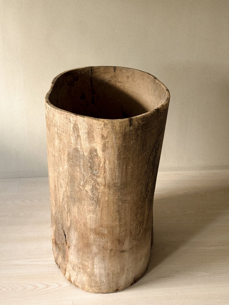 A Massive Hollowed Tree-Trunk Planter, Scandinavia c. 19th Century - Image 6