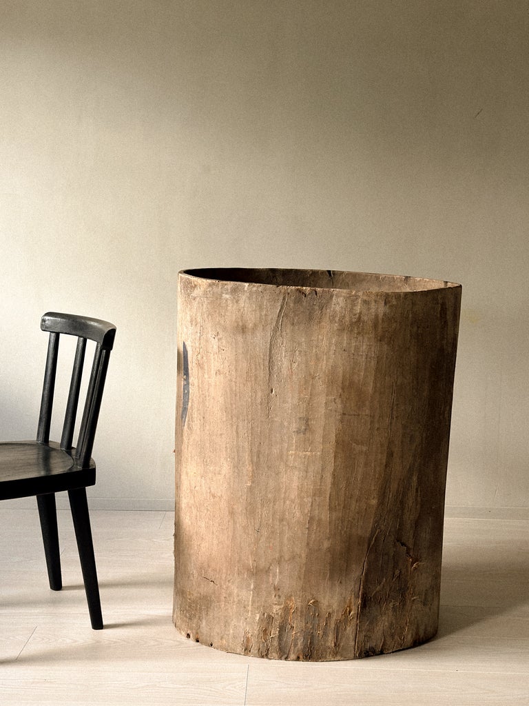 A Massive Hollowed Tree-Trunk Planter, Scandinavia c. 19th Century - Image 10