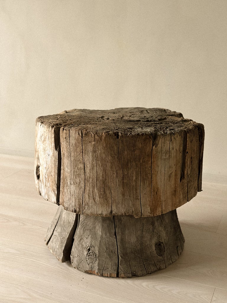 A Massive Side Table (Foundation Log), Norway c. 17th-18th Century - Image 5