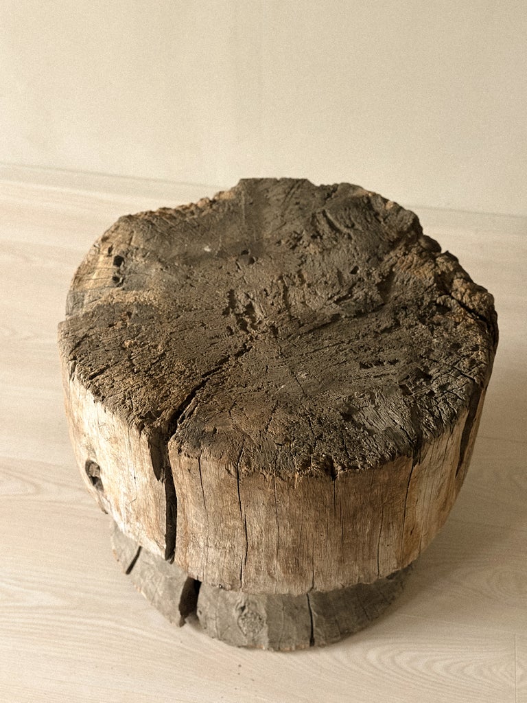 A Massive Side Table (Foundation Log), Norway c. 17th-18th Century - Image 4
