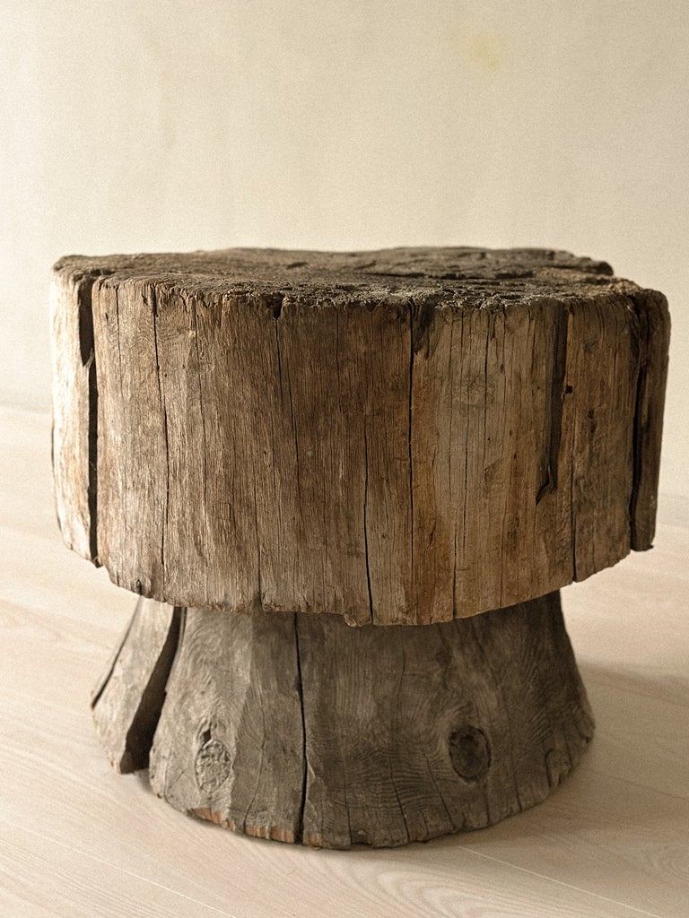 A Massive Side Table (Foundation Log), Norway c. 17th-18th Century - Image 3