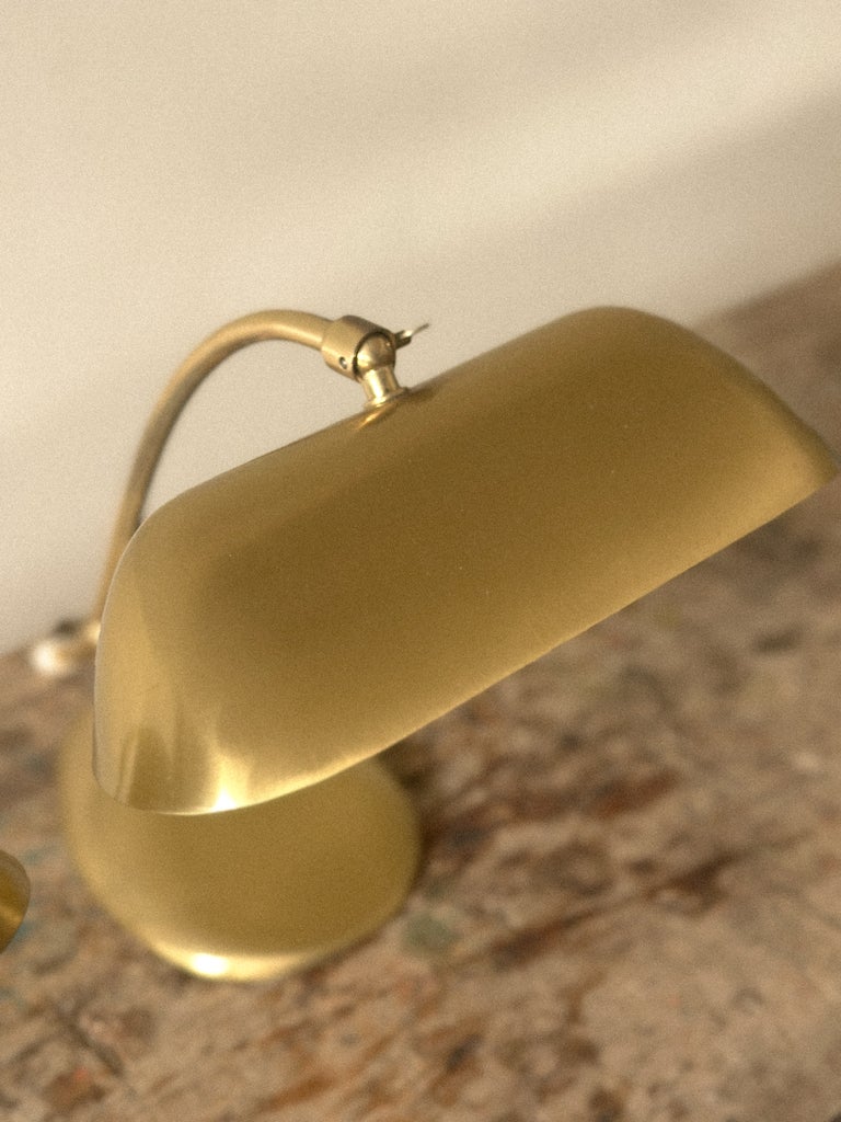 A Pair of Mid-Century Brass Piano Lamps, Norway c. 1960s - Image 8