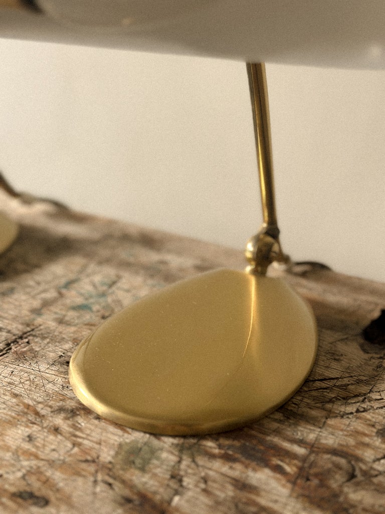 A Pair of Mid-Century Brass Piano Lamps, Norway c. 1960s - Image 12