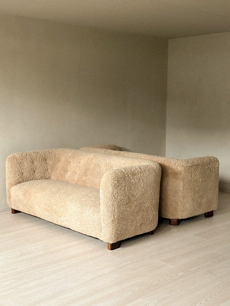 A Rare Pair of Ole Wanscher Sofas, Model 1668, for Fritz Hansen - Image 17