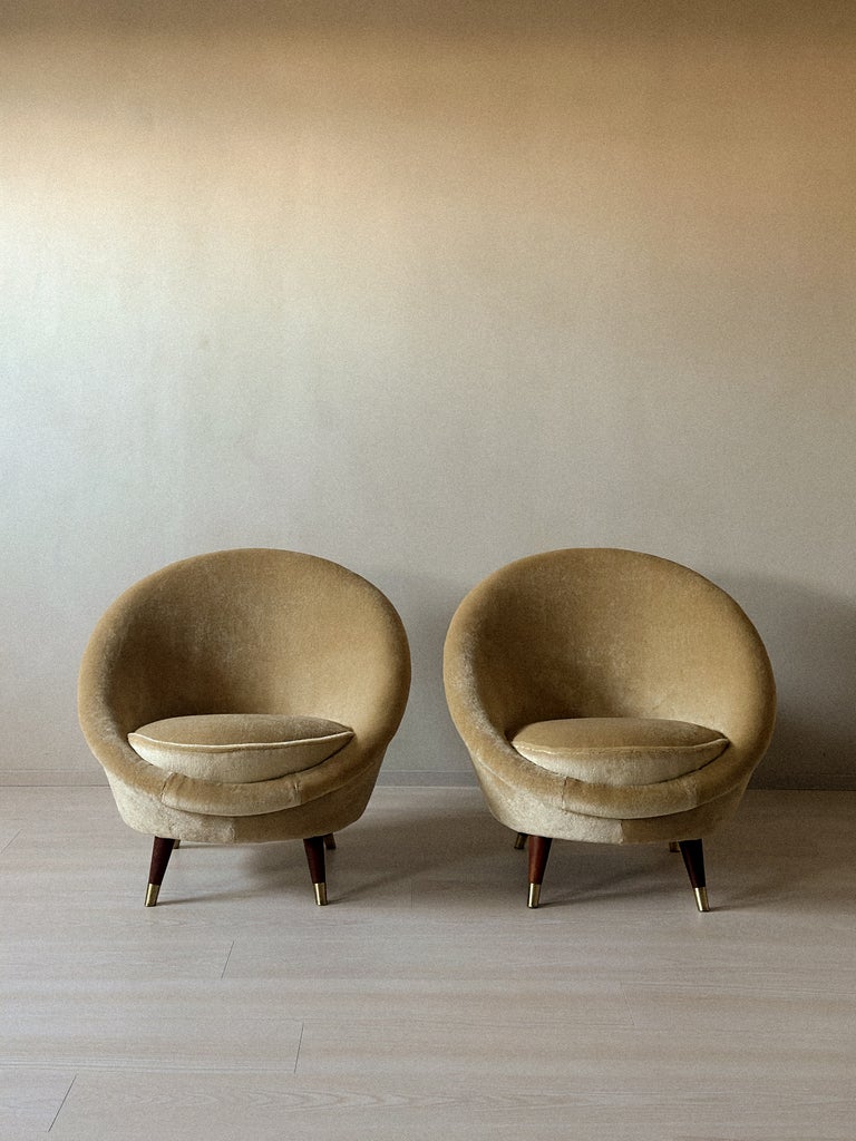 A Rare Pair of Mid-Century Scandinavian Egg Chairs, Model “Florida” by Vatne - Image 14